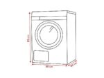 HISENSE WF5S1043BW - Wasmachine voorlader - 10.5 kg - 1400 rpm - 72 dB - Afbeelding 5
