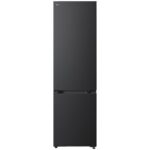 LG GBBS322BEV Koel-vriescombinatie Zwart Energie label B Met DoorCooling Smart Inverter compessor Essense Black Steel