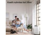 AURONIC AU3263 - Airco Mobiel -12.000BTU Mobiele Airco Wit - Afbeelding 3