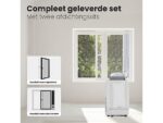 AURONIC AU3263 - Airco Mobiel -12.000BTU Mobiele Airco Wit - Afbeelding 5