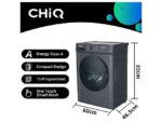 CHIQ CW07123863AX - Space Pro - AI Smart- 16 programma's - 12 jaar garantie op motor - A - washing machine - Voorlader - 7 kg - 1200 rpm - 76 dB(A) - Afbeelding 4