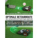 DCK KDRM107 Robotmaaier met perimeterdraad tot 1.000m2 - Afbeelding 4
