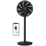 Duux Whisper Flex 2 Smart Statiefventilator Zwart – Slimme Statiefventilator met App – 30 Standen