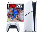 Sony PlayStation 5 Slim (1 TB) Console Bundel + NBA 2K26 – Zwart/Wit